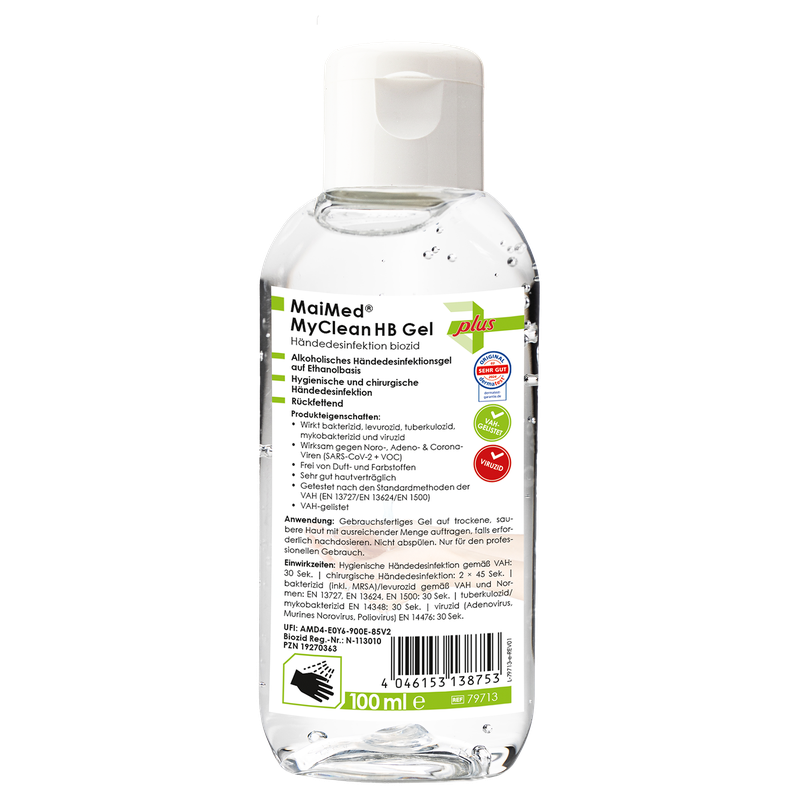 MaiMed MyClean HB Gel 100 ml/fľaša | Fľaša (500 ml)