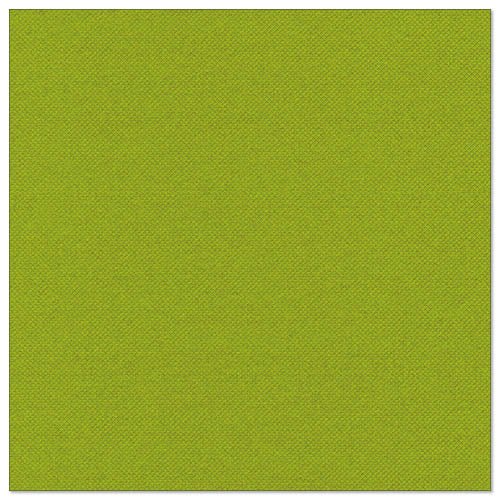 Štvorcový štruktúrovaný textil v jednofarebnej, žiarivej zelenej farbe s jemným tkaným vzorom, ktorý pripomína "ROYAL Collection" PAPSTAR GmbH 50 servítok 1/4-skladacie 40 x 40 cm zelené.