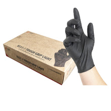 NITRAS TOUGH GRIP LIGHT, nitrilové jednorazové rukavice, čierne