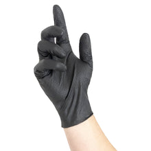 NITRAS TOUGH GRIP LIGHT, nitrilové jednorazové rukavice, čierne