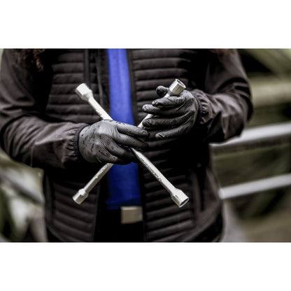 NITRAS TOUGH GRIP LIGHT, nitrilové jednorazové rukavice, čierne