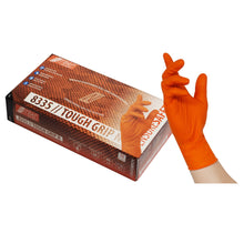 NITRAS TOUGH GRIP N, nitrilové jednorazové rukavice, oranžové