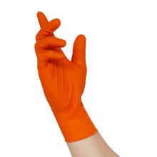 NITRAS TOUGH GRIP N, nitrilové jednorazové rukavice, oranžové