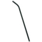 Sacia tyč 1 x ohnutá od Diversey Deutschland GmbH & Co. OHG je čierna, opakovane použiteľná sacia tyč s ľahkým ohybom na hornom konci - presné vysávanie a jednoduché čistenie pred bielym pozadím.