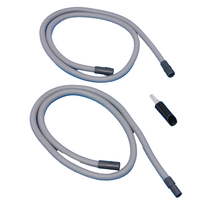 Sada príslušenstva na čistenie schodov od Diversey Deutschland GmbH & Co. OHG obsahuje predlžovaciu hadicu, hadicu a spojku na hadicu a pripojenie - ideálne ako čistiace príslušenstvo pre vašu čistiacu súpravu.