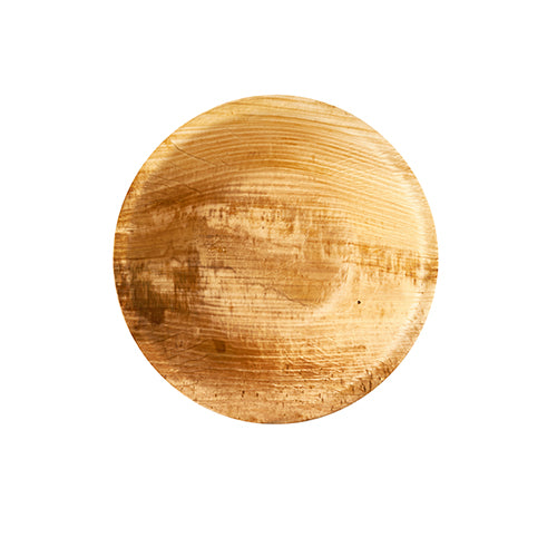 Týchto PAPSTAR 25 misiek, palmový list „pure“ okrúhle od PAPSTAR GmbH ukazujú viditeľnú štruktúru, hladký povrch a sú fotografované na bielom pozadí – perfektné pre udržateľné podujatia a ekologické jednorazové riešenia.