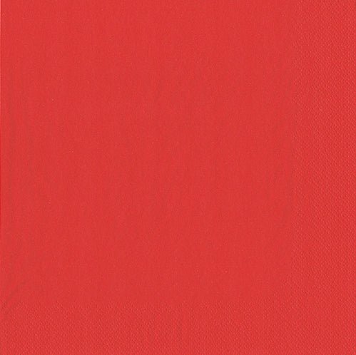 50 obrúskov od PAPSTAR GmbH sú jednoduché, jednofarebné, žiarivo červené, 2-vrstvové, štvorcové obrúsky s jemnou štruktúrou okraja vo formáte 40 cm x 40 cm a v 1/4-formáte skladané.