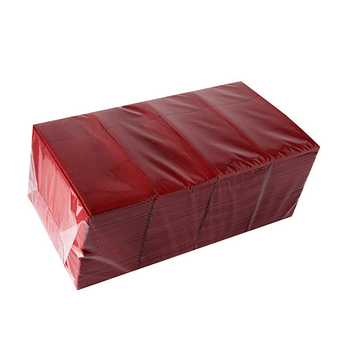 Stoh Starpak 480 príborových tašiek z Airlaid materiálu (40x33 cm, so záhybom na príbor), hygienicky zabalený v priehľadnej fólii, prezentovaný na bielom pozadí.