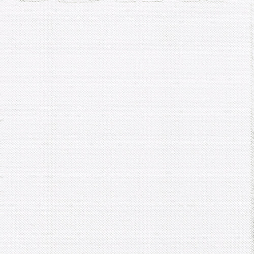 Detailný záber na PAPSTAR 30 servítok, 2-vrstvové "PUNTO" (38x38 cm) od PAPSTAR GmbH ukazuje jemnú, mriežkovú, bielu štruktúrovanú látku – ideálne pre elegantné stolové dekorácie. Žiadne viditeľné vzory alebo motívy.