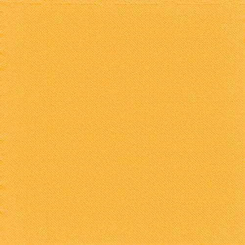 Detailný záber na jednofarebnú žlto-oranžovú štruktúrovanú látku s decentnou diagonálnou väzbou, ideálnu na stolovú dekoráciu alebo v kombinácii s 30 2-vrstvovými servítkami „PUNTO“ 1/4-sklad 38 x 38 cm od PAPSTAR GmbH pre nápadné stolové dekorácie.