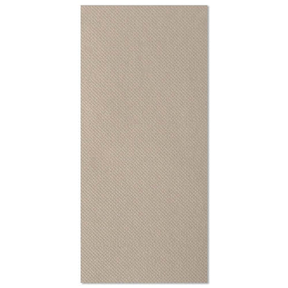 Beige PAPSTAR 50 Servietten "ROYAL Collection" 1/8-Falz 40 x 40 cm von der PAPSTAR GmbH, mit dezenter Strukturoptik und sauberen Kanten, von oben betrachtet – perfekt als elegante Tischdekoration für jeden Raum.