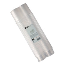 Eine Packung mit 48 durchsichtigen, runden Starpak-Feinkostbechern (120 ml, 6,9 cm × 5,1 cm) mit Originalitätsverschluss, gestapelt und in Schrumpffolie eingewickelt, mit einem zentralen Etikett mit Starpak-Branding und Produktdetails.