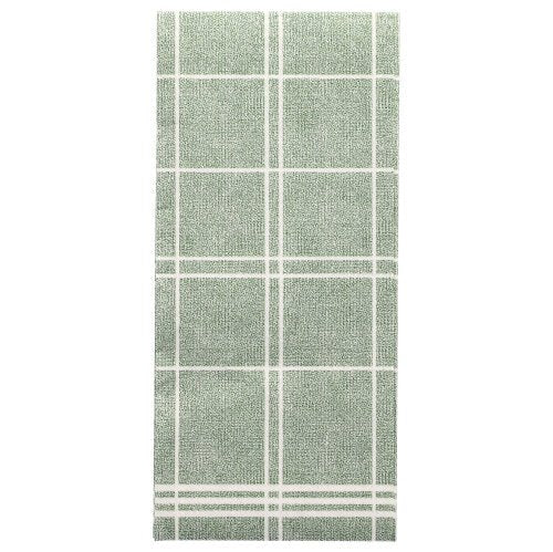 Kitchen Craft obrúsky PAPSTAR „ROYAL Collection“ (50 ks, 48 x 33 cm) vynikajú svojím zeleným obdĺžnikovým dizajnom s bielym mriežkovaním a dvoma paralelnými čiarami – ideálne pre štýlovú dekoráciu stola. Značka: PAPSTAR GmbH.