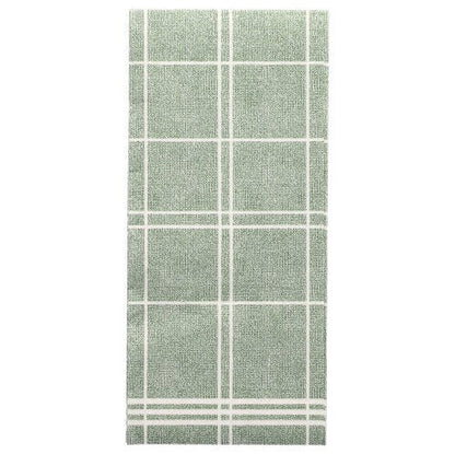 Kitchen Craft obrúsky PAPSTAR „ROYAL Collection“ (50 ks, 48 x 33 cm) vynikajú svojím zeleným obdĺžnikovým dizajnom s bielym mriežkovaním a dvoma paralelnými čiarami – ideálne pre štýlovú dekoráciu stola. Značka: PAPSTAR GmbH.