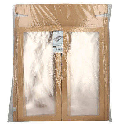 Sada 10 Starpak transportných a cateringových krabíc z hnedého kartónu so samostatnými vekom a PET priezormi je bezpečne zabalená pre bezpečnú prezentáciu a ochranu.