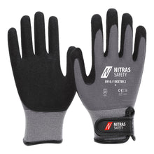 NITRAS DEXTER 2, rukavice pre mechanikov, šedá / čierna