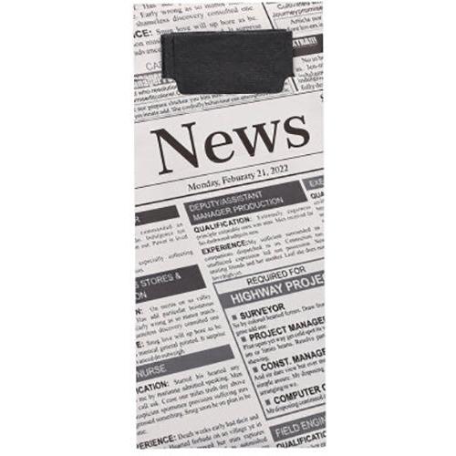 Okrem zložených novín s dátumom pondelok, 21. februára 2022, s pracovnými ponukami a malými inzerátmi, sú priložené 520 vreciek na príbory (20 x 8,5 cm) od PAPSTAR GmbH s vhodnými 2-vrstvovými servítkami vo formáte 33 x 33 cm.