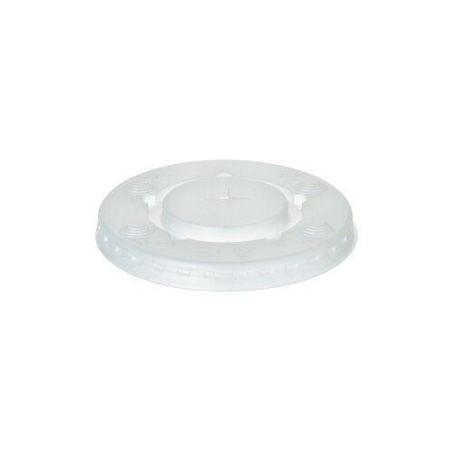 Starpak 150 vrchnák PS je priehľadný, okrúhly polystyrénový vrchnák (Ø 9 cm, 1 cm vysoký) s krížovým otvorom, štruktúrovaným okrajom na uchopenie a štyrmi rovnomerne rozloženými prehĺbeniami. Obsah balenia: 150 kusov.