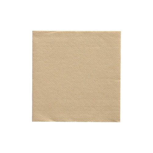 Jedna jednotlivá PAPSTAR servítka (1/4-zloženie, 24x24 cm, piesková) z "DAILY Collection" od PAPSTAR GmbH, zobrazená na bielom pozadí.
