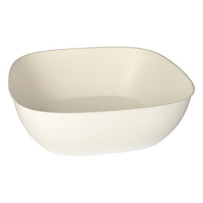 Misky PAPSTAR z cukrovej trstiny, 10 cm, biele, "Belle Vie" (6 kusov) od PAPSTAR GmbH sú biologicky odbúrateľné biele, štvorcové misky so zaoblenými hranami - ideálne pre udržateľne prestretý stôl.