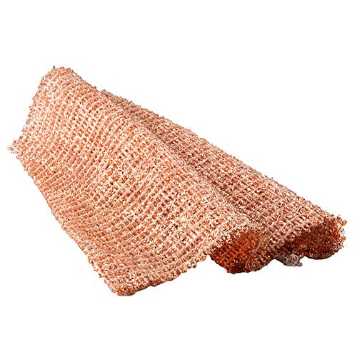 Starpak 10 medených utierok (25x25 cm, 10 kusov) z hrubej medenej tkaniny je prezentovaných ako trvácny čistiaci prostriedok zložený v fóliovom vrecku na bielom pozadí.
