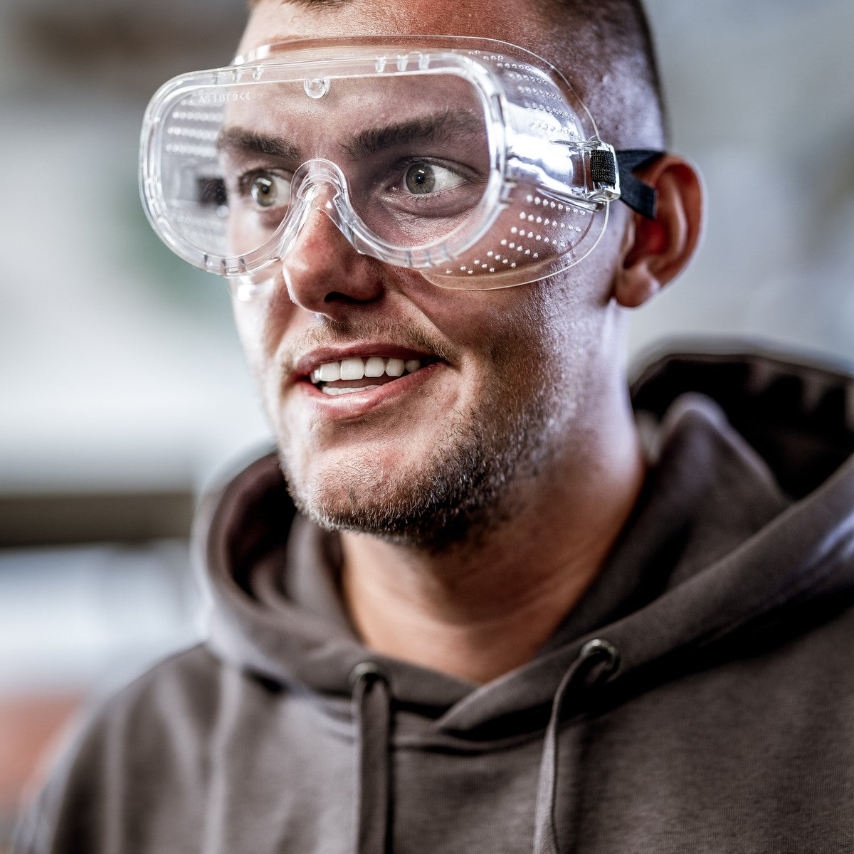 NITRAS VISION PROTECT BASIC, celozrakové okuliare, priehľadné, EN 166 PVC | Balenie (1 kus)