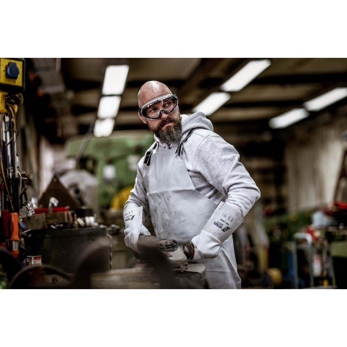 NITRAS VISION PROTECT, celozrakové okuliare, EN 166 PVC | Balenie (12 kusov)