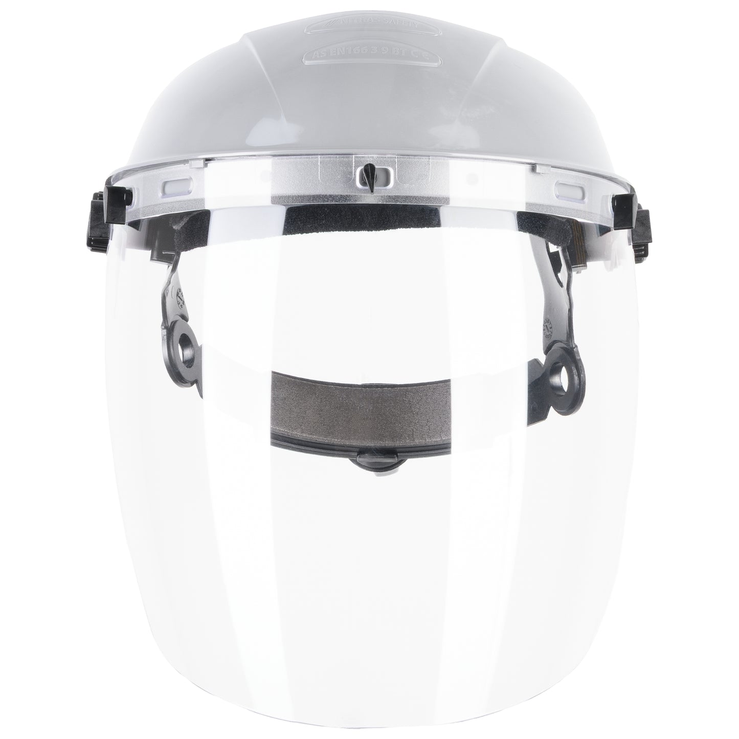 Priezor NITRAS PROTECT, priehľadný / čierny, EN 166 plast | Balenie (1 kus)