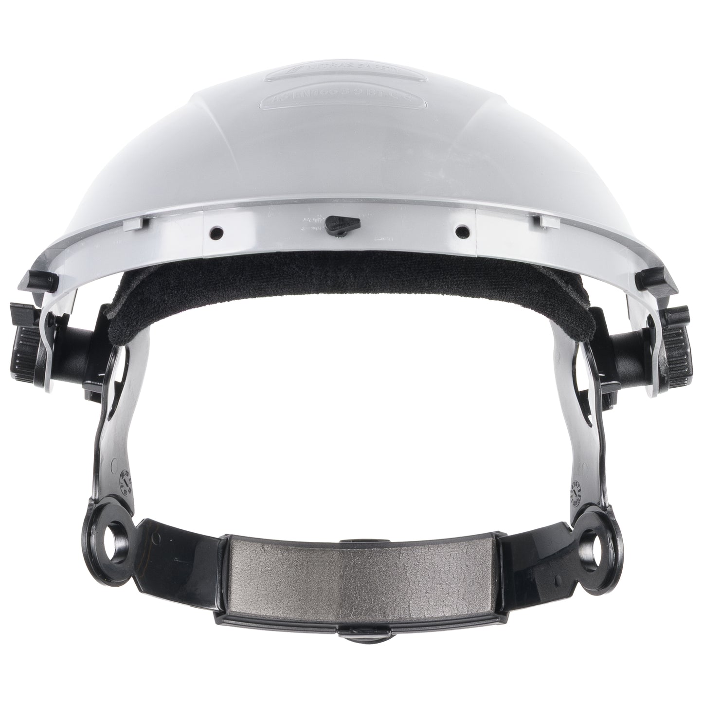 Priezor NITRAS PROTECT, priehľadný / čierny, EN 166 plast | Balenie (1 kus)