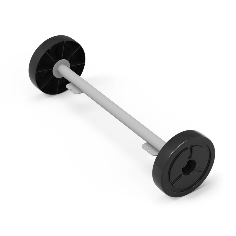 Numatic Veľké zadné valčeky vrátane nápravy (EcoMatic) | Balenie (1 kus)