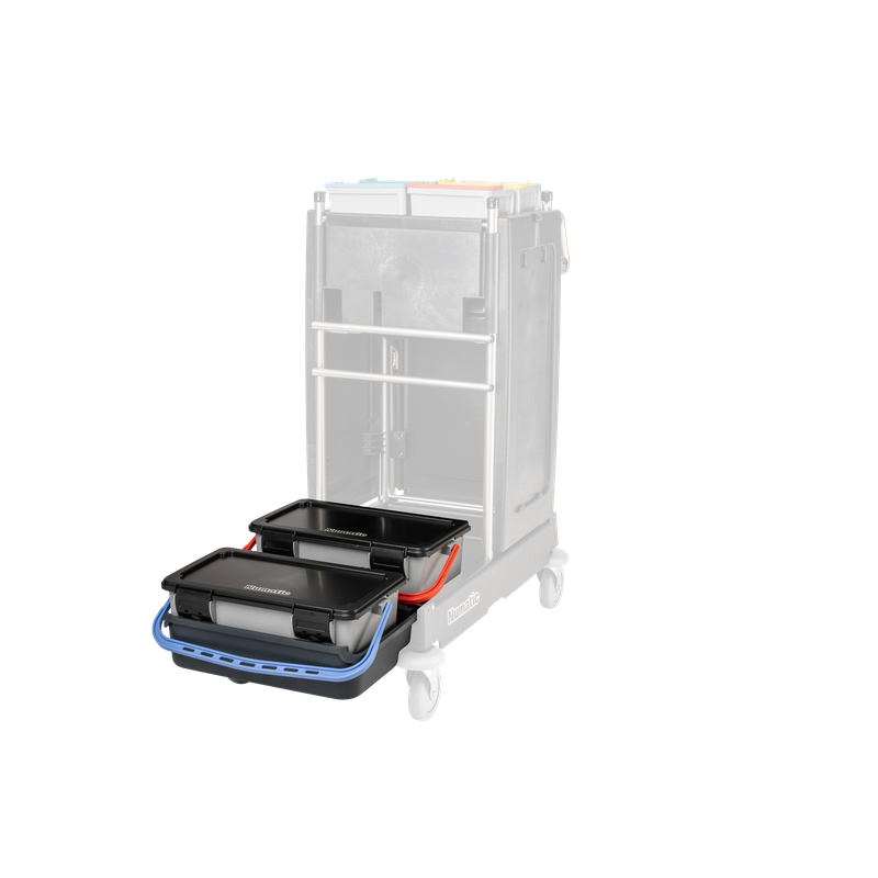 Numatic SRK 25 - 2 x Mopmatic mop box MK1 a miska na MK1 čierna vr. upevňovacia skrutka | Balenie (1 kus)