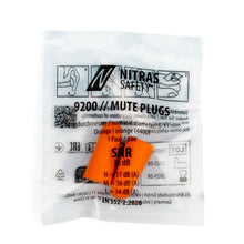 NITRAS MUTE PLUGS, štuple do uší, oranžové, EN 352-2, 250 párov / krabica PU | Balenie (1 kus)