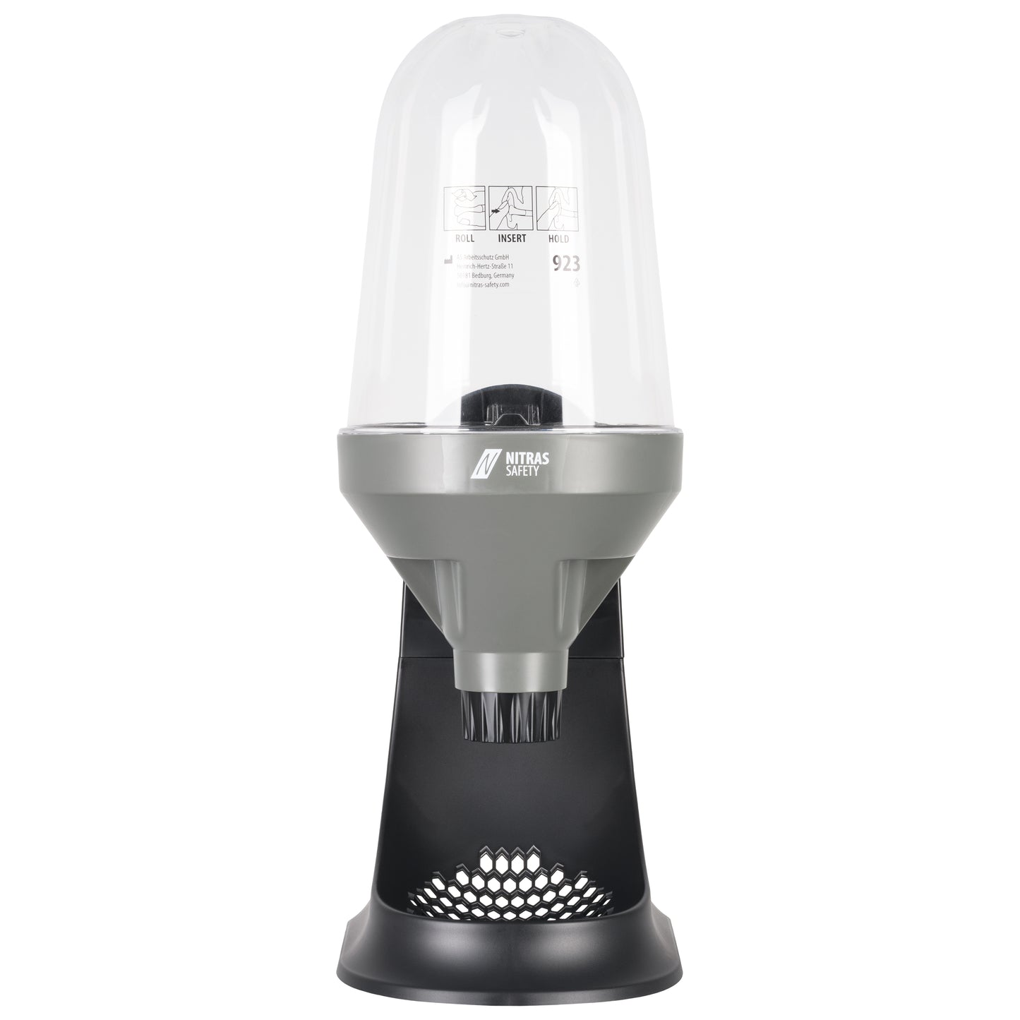 NITRAS dávkovač na ochranu sluchu, šedá / čierna, EN 352 | Balenie (1 kus)