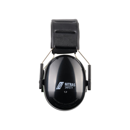 NITRAS MUTE DEFENDER PRO, chrániče sluchu, čierna / zelená, EN 352-1 plast | Balenie (1 kus)
