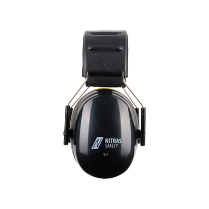 NITRAS MUTE DEFENDER PRO, chrániče sluchu, čierna / žltá, EN 352-1 plast | Balenie (1 kus)