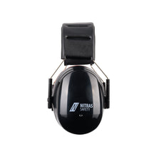 NITRAS MUTE DEFENDER PRO, chrániče sluchu, čierna / červená, EN 352-1 plast | Balenie (1 kus)