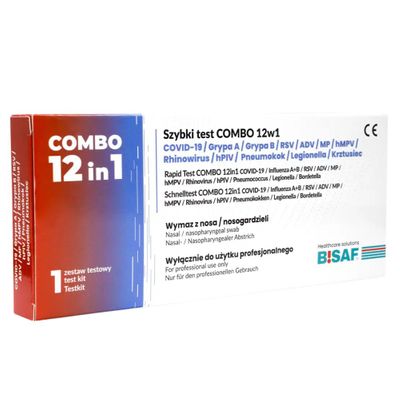 Combo 12in1 s Pneumokokmi + Legionelami + Čiernym kašľom | Balenie (1 test) 