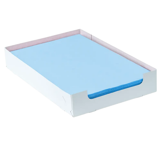 Ampri Dental Krepp Support Tray Filter Paper 18 x 28 cm s krabicou, rôzne farby