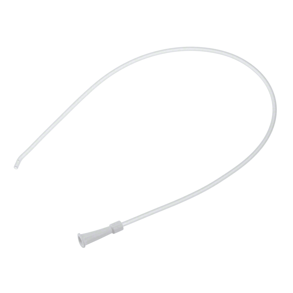 Absorpčný katéter typu „Ideal“ od spoločnosti B. Braun Deutschland GmbH & Co. KG je biely katéter s flexibilným, ohnutým dizajnom, s zužujúcim sa koncom na zavedenie a lievikovitým otvorom, vhodný na použitie v rôznych zdravotníckych zariadeniach.