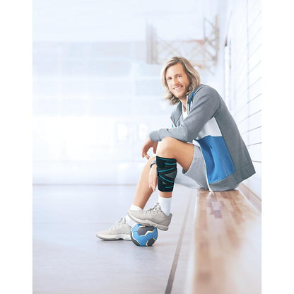 Actimove PowerMotion Wadenbandage, anthrazit – im Einsatz