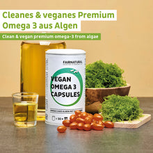 Vegánske Omega 3 kapsuly vyrobené z rias