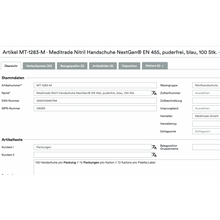 Screenshot einer Webseitenauflistung für „Altruan UnitTable Sync: Weclapp Verpackungseinheiten und Stücklistengenerator“ auf Amazon, einschließlich Produktdetails wie Typ, Größe, Marktplatz.