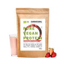 Bio vegánsky proteínový prášok jahodový bez sóje