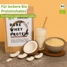 Bio kokosový srvátkový proteínový prášok