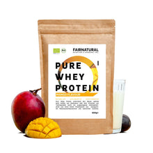 Organický srvátkový proteínový prášok Mango