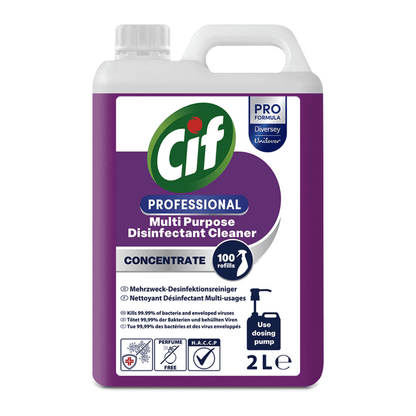 Cif Professional koncentrovaný viacúčelový dezinfekčný čistič | Kanister (2 l)