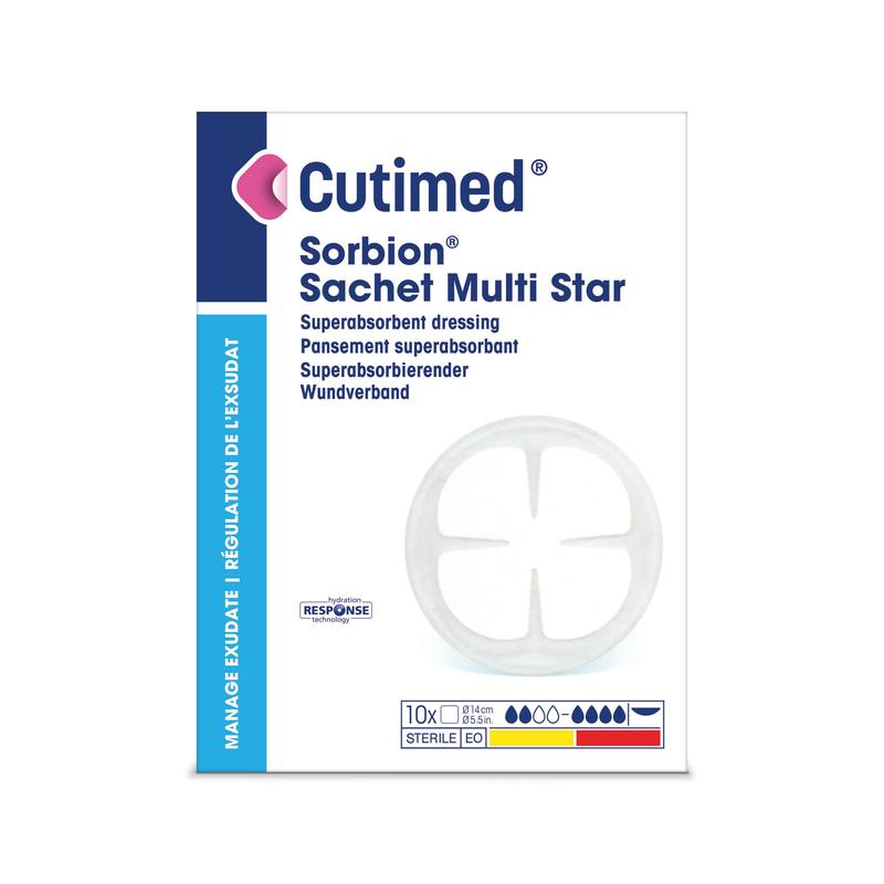 Cutimed Sorbion Sachet Multi Star, Wundauflage