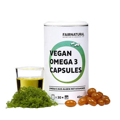 Vegánske Omega 3 kapsuly vyrobené z rias