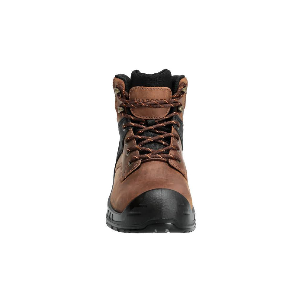 Bezpečnostná obuv S3S, šnurovacia bezpečnostná obuv S3S, orechová hnedá/čierna