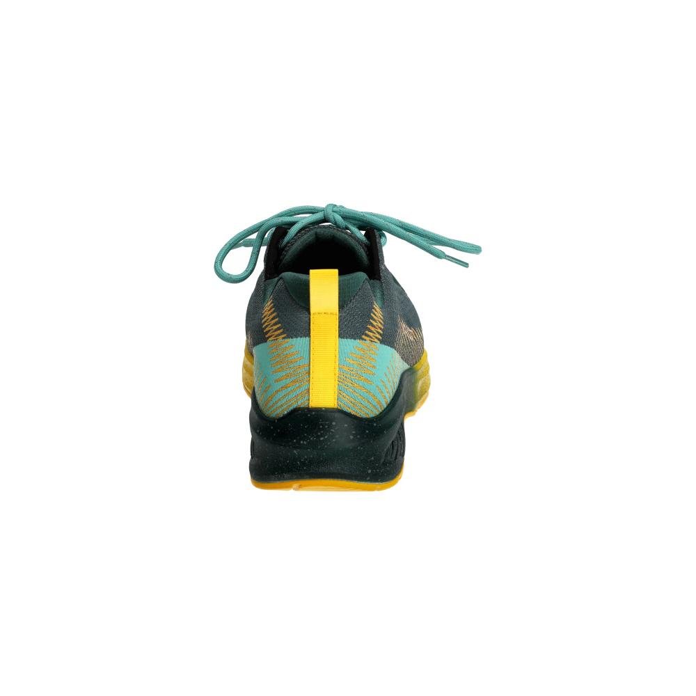 Bezpečnostná obuv S1PS, šnúrky bezpečnostná obuv S1PS, lesná zelená/slnečná žltá